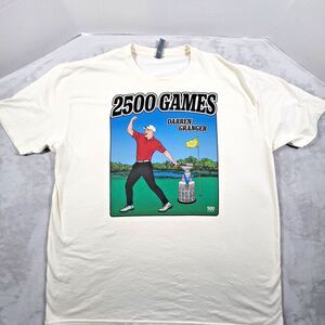LA Kings Darren Granger 2500 NHL Games Shirt Mens 2XL 500 Level EQ Manager